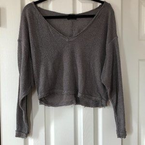 Out From Under Grey Knit Sweater